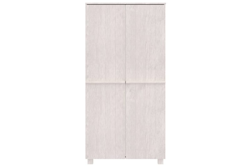 beBasic Garderob vit 89x50x180 cm massiv furu - White - Förvaring - Klädförvaring - Garderob & garderobssystem