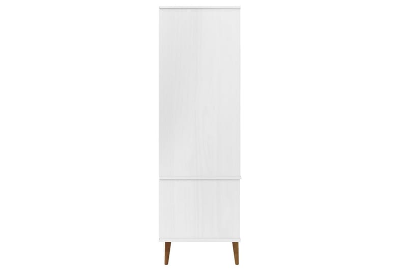 beBasic Garderob vit 90x55x175 cm massiv furu - White - Förvaring - Klädförvaring - Garderob & garderobssystem