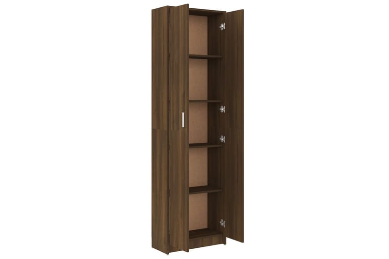 beBasic Hallgarderob brun ek 55x25x189 cm konstruerat trä - Brown - Förvaring - Klädförvaring - Garderob & garderobssystem