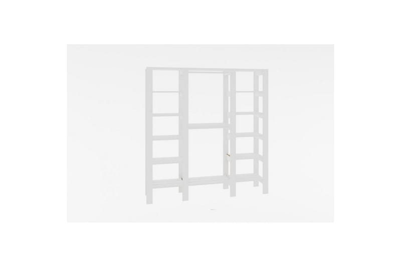 Bertoaria Garderob 161x180 cm, Vit