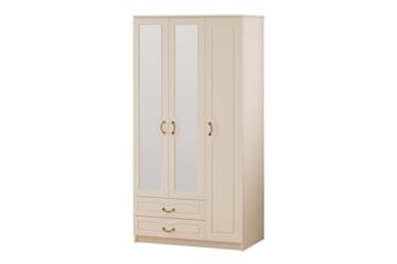 Beyric Garderob 105x210 cm - Matt Vit - Förvaring - Klädförvaring - Garderob & garderobssystem