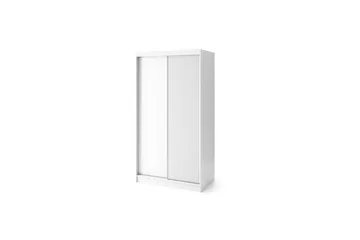Biancco Garderob 120x220 cm - Vit - Förvaring - Klädförvaring - Garderob & garderobssystem