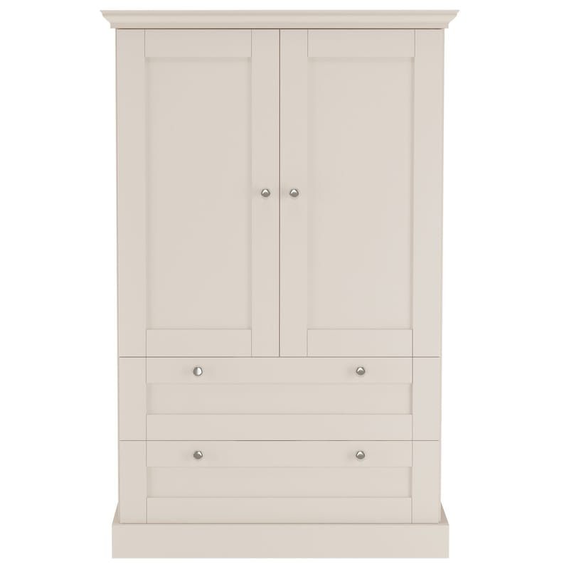 Binz Garderob 83x130 cm - Kashmirgräddvit - Förvaring - Klädförvaring - Garderob & garderobssystem