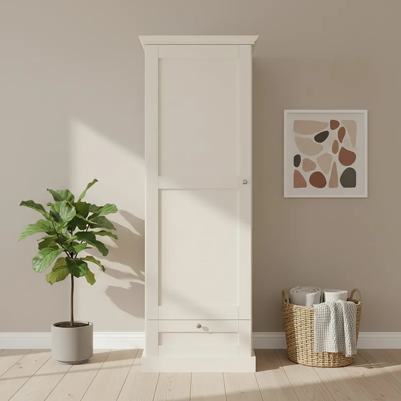 Binz Hallskåp 60x180 cm - Kashmirgräddvit - Förvaring - Klädförvaring - Garderob & garderobssystem