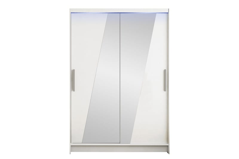 Biscayne Garderob m. Spegel 120x200 cm - Grå/Beige - Förvaring - Klädförvaring - Garderob & garderobssystem