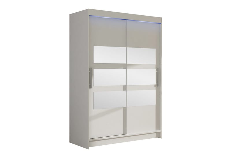 Biscayne Garderob m. Spegel 120x200 cm, Vit