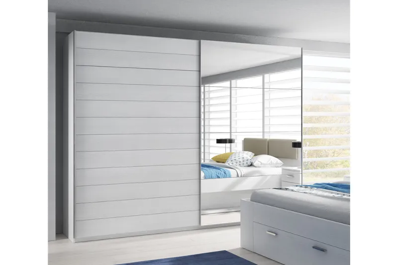 Bovera Garderob 61x270 cm - Askgrå - Förvaring - Klädförvaring - Garderob & garderobssystem