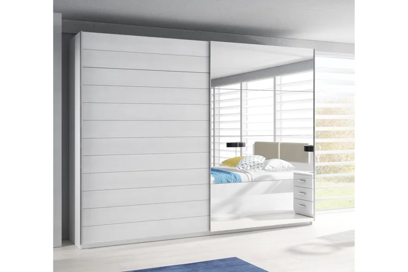 Bovera Garderob 61x270 cm - Askgrå - Förvaring - Klädförvaring - Garderob & garderobssystem