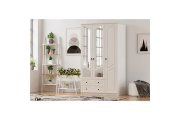 Brelin Garderob 105x210 cm - Matt Vit - Förvaring - Klädförvaring - Garderob & garderobssystem