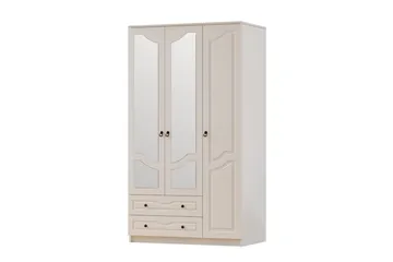 Brelin Garderob 105x210 cm - Matt Vit - Förvaring - Klädförvaring - Garderob & garderobssystem