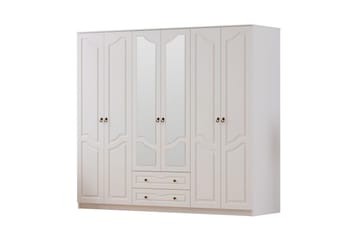Brelin Garderob 210x210 cm - Matt Vit - Förvaring - Klädförvaring - Garderob & garderobssystem