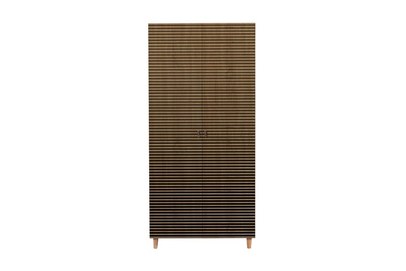 Brokind Garderob 90 cm - Brun - Förvaring - Klädförvaring - Garderob & garderobssystem