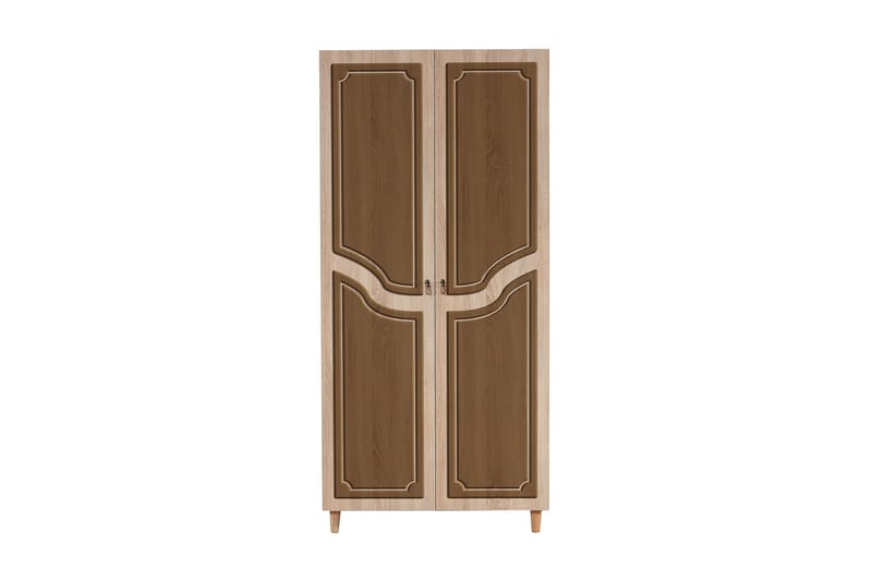 Brokind Garderob 90 cm - Brun - Förvaring - Klädförvaring - Garderob & garderobssystem
