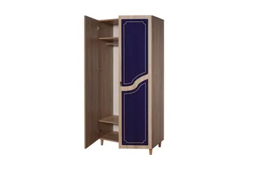 Brokind Garderob 90 cm - Brun - Förvaring - Klädförvaring - Garderob & garderobssystem