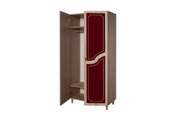 Brokind Garderob 90 cm - Brun - Förvaring - Klädförvaring - Garderob & garderobssystem