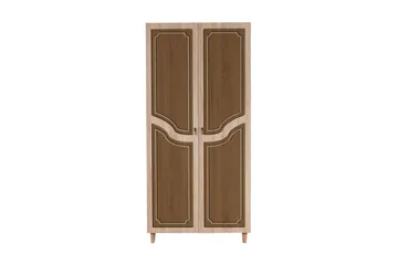 Brokind Garderob 90 cm - Brun - Förvaring - Klädförvaring - Garderob & garderobssystem