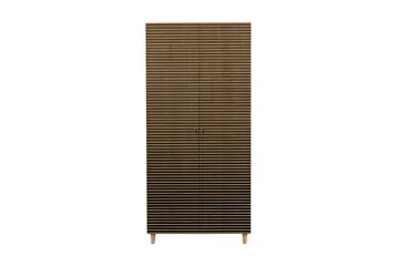 Brokind Garderob 90 cm - Brun - Förvaring - Klädförvaring - Garderob & garderobssystem