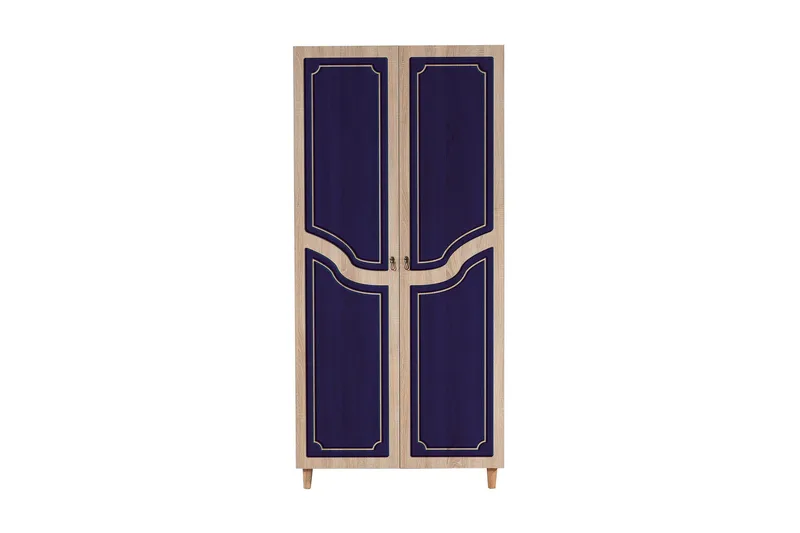 Brokind Garderob 90 cm - Brun - Förvaring - Klädförvaring - Garderob & garderobssystem