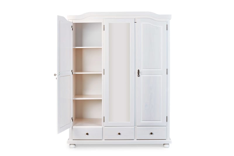 Cabell Garderob 150 cm - Trä/Vit - Förvaring - Klädförvaring - Garderob & garderobssystem