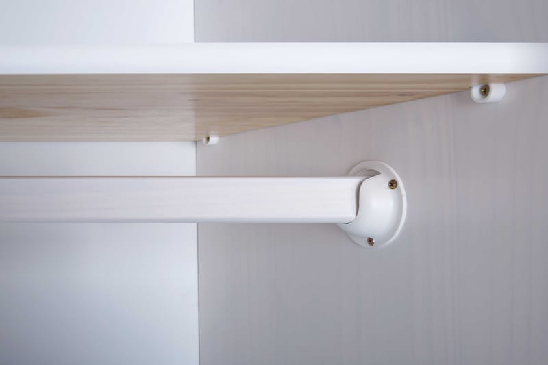 Cabell Garderob 150 cm - Trä/Vit - Förvaring - Klädförvaring - Garderob & garderobssystem