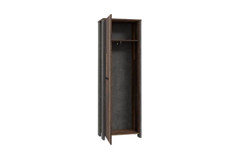 Cadle Garderob 67 cm - Brun/Grå - Förvaring - Klädförvaring - Garderob & garderobssystem