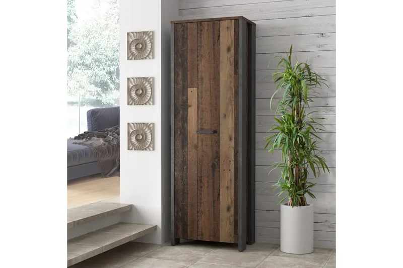 Cadle Garderob 67 cm - Brun/Grå - Förvaring - Klädförvaring - Garderob & garderobssystem