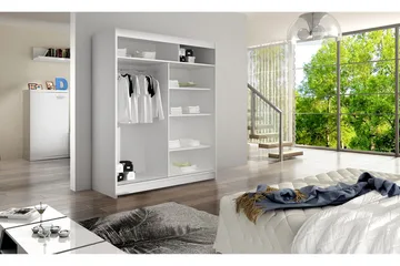 Camino Garderob 150x58x200 cm - Svart - Förvaring - Klädförvaring - Garderob & garderobssystem