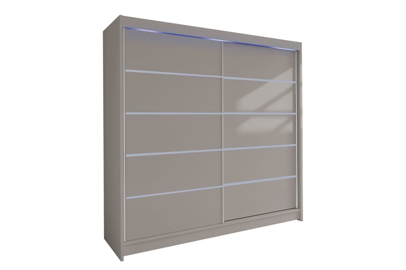 Canderbury Garderob 180x215 cm - Beige - Förvaring - Klädförvaring - Garderob & garderobssystem