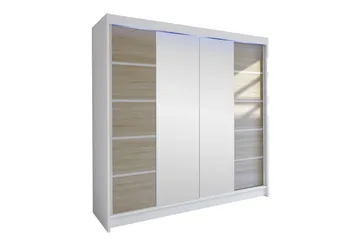 Canderbury Garderob m. Spegel 180x215 cm