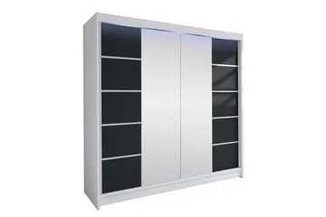 Canderbury Garderob m. Spegel 180x215 cm