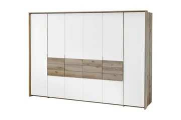 Capira Garderob i Trä - Vit|Beige - Förvaring - Klädförvaring - Garderob & garderobssystem