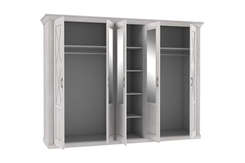 Casique Garderob 65x268 cm - Vit - Garderob & garderobssystem