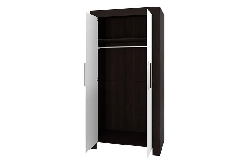 Cezar Garderob 100 cm i Trä - Beige - Förvaring - Klädförvaring - Garderob & garderobssystem