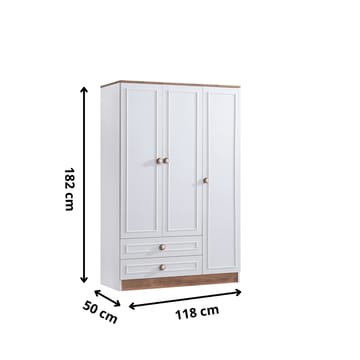 Chaing Garderob 118 cm - Förvaring - Klädförvaring - Garderob & garderobssystem - Klädskåp & fristående garderob