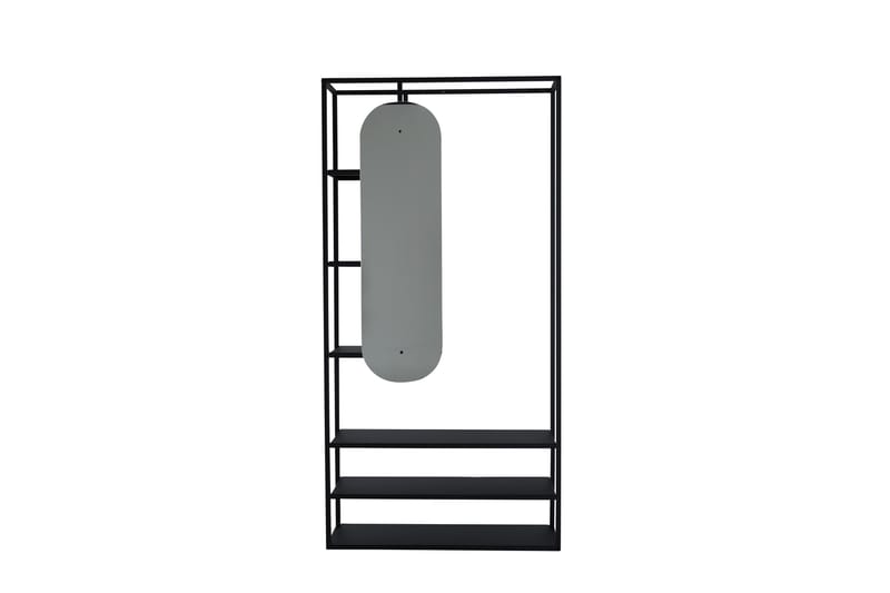 Classe Garderob 100x200 cm - Svart - Förvaring - Klädförvaring - Garderob & garderobssystem - Klädskåp & fristående garderob