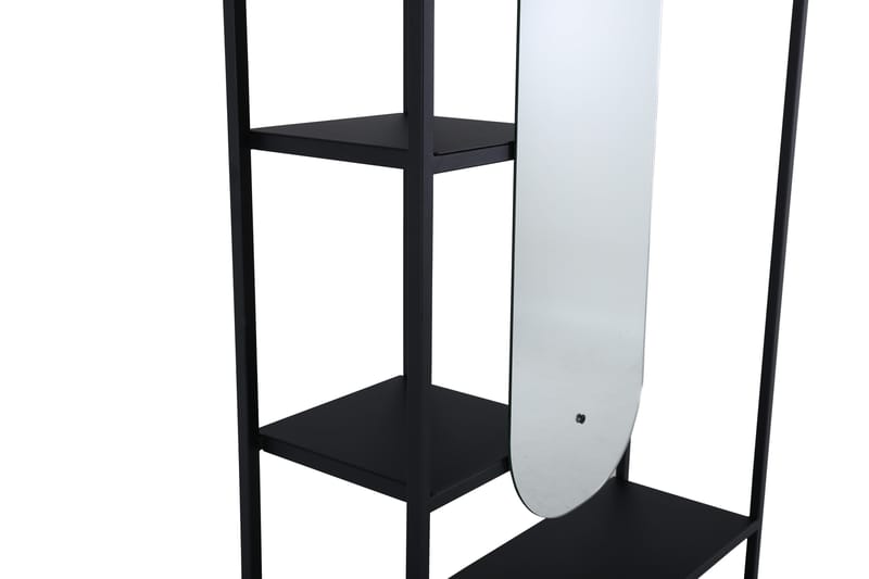 Classe Garderob 100x200 cm - Svart - Förvaring - Klädförvaring - Garderob & garderobssystem - Klädskåp & fristående garderob