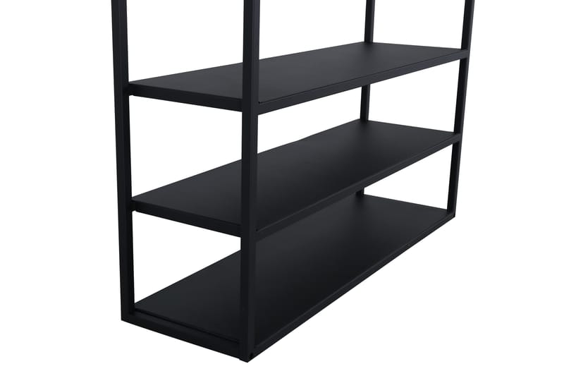 Classe Garderob 100x200 cm - Svart - Förvaring - Klädförvaring - Garderob & garderobssystem - Klädskåp & fristående garderob