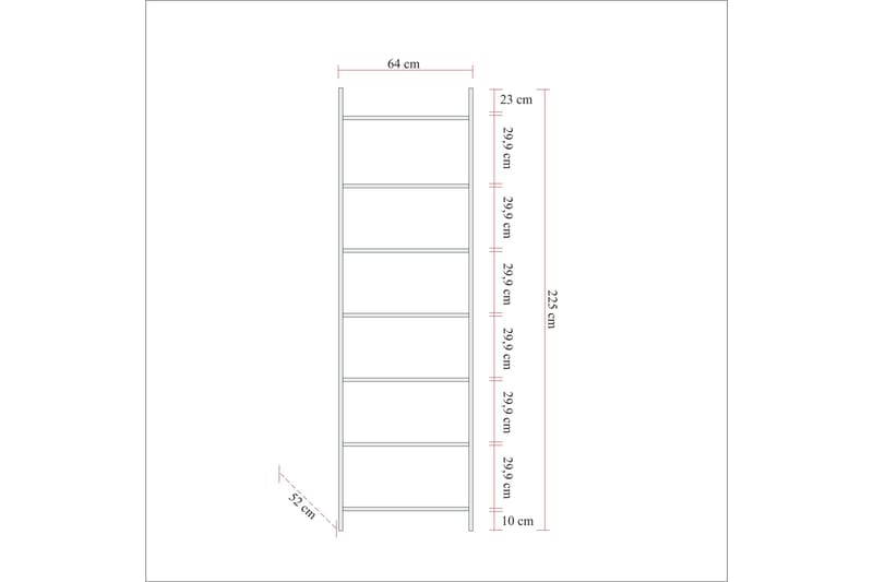 Collinner Garderob 52x104 11 Hyllor - Natur - Förvaring - Klädförvaring - Garderob & garderobssystem