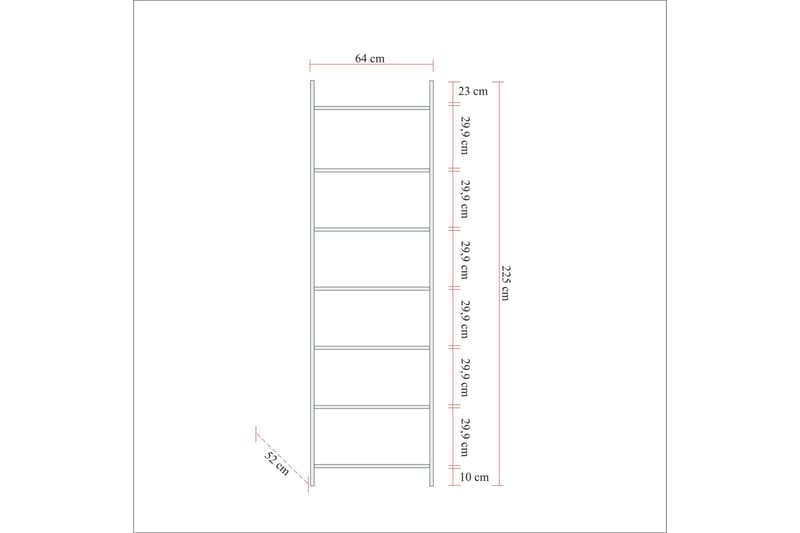 Collinner Garderob 52x104 11 Hyllor - Natur - Garderob & garderobssystem - Klädskåp & fristående garderob