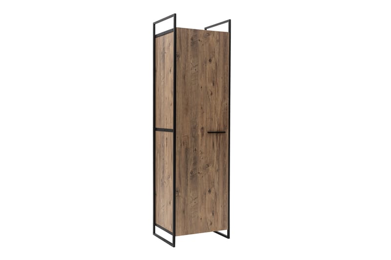 Collinner Garderob 52x64 med Spegel 4 Skåp - Natur - Förvaring - Klädförvaring - Garderob & garderobssystem