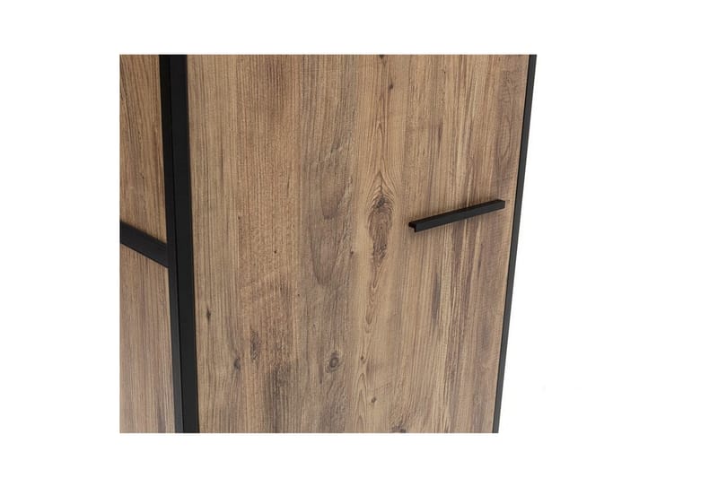 Collinner Garderob 52x64 med Spegel 4 Skåp - Natur - Förvaring - Klädförvaring - Garderob & garderobssystem