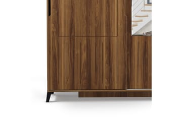 Comfortale Garderob 130 - Valnöt - Förvaring - Klädförvaring - Garderob & garderobssystem
