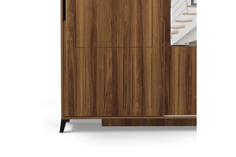 Comfortale Garderob 130 - Valnöt - Förvaring - Klädförvaring - Garderob & garderobssystem