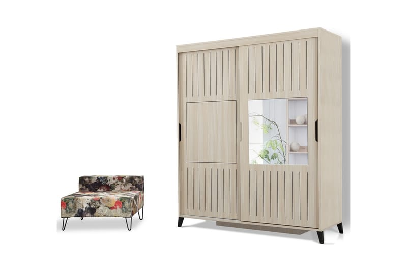 Comfortale Garderob 140 - Ljus Trä - Förvaring - Klädförvaring - Garderob & garderobssystem