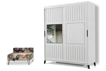 Comfortale Garderob 150 - Vit - Förvaring - Klädförvaring - Garderob & garderobssystem