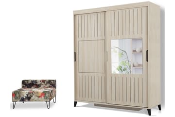 Comfortale Garderob 160 - Ljus Trä - Förvaring - Klädförvaring - Garderob & garderobssystem