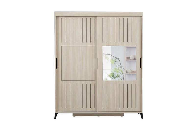 Comfortale Garderob 160, Ljus Trä