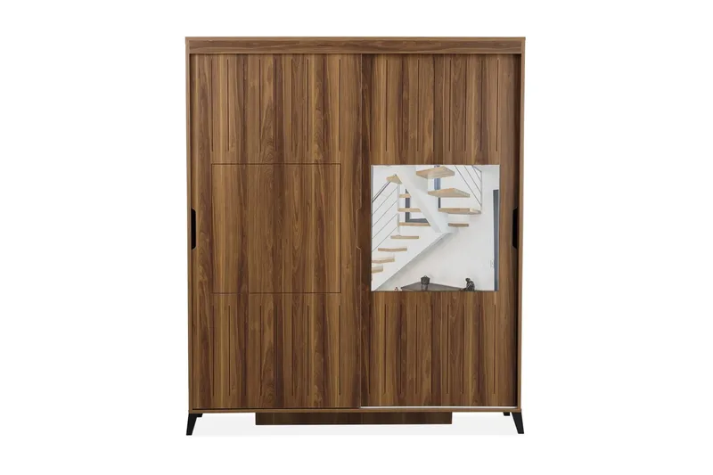 Comfortale Garderob 160, Valnöt