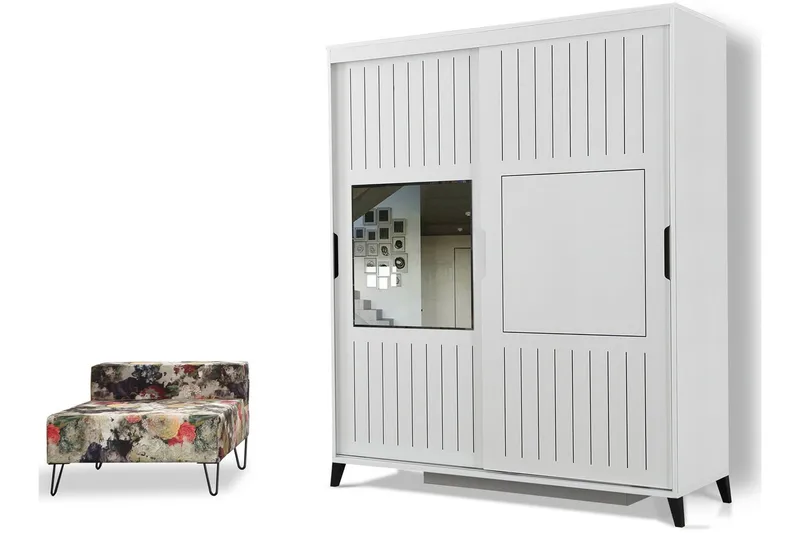 Comfortale Garderob 160 - Vit - Förvaring - Klädförvaring - Garderob & garderobssystem