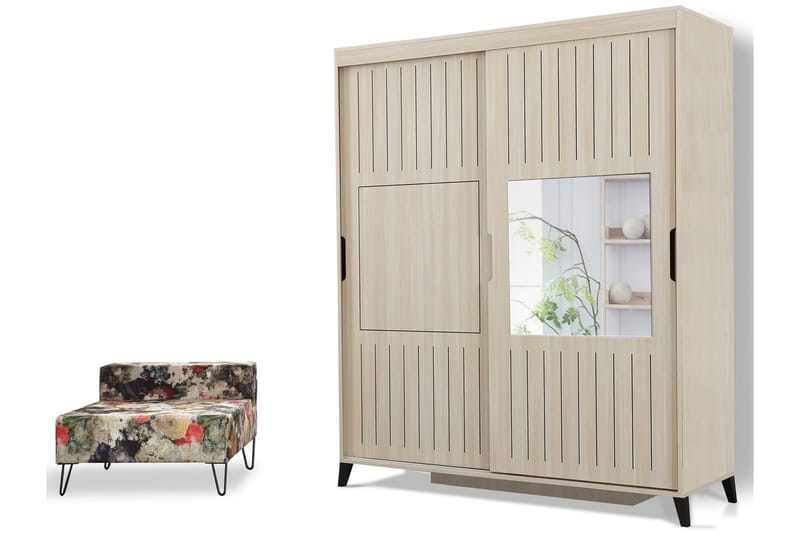 Comfortale Garderob 170 - Ljus Trä - Förvaring - Klädförvaring - Garderob & garderobssystem